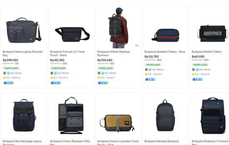 8 Rekomendasi Tas Bodypack Pria Terbaik dan Berkualitas - KOTASUBANG.com